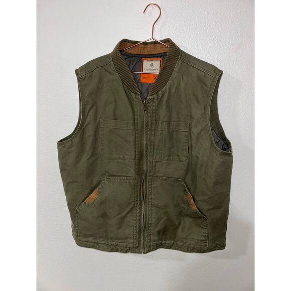 Men's Canvas Cross Trail Workwear Vest Sz. XL - Picture 1 of 5
